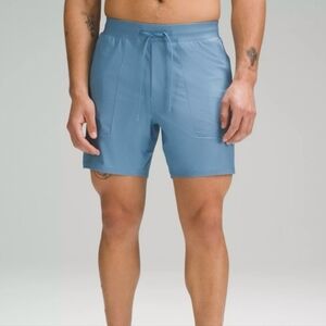 Lululemon License To Train Blue 7" Shorts Size M